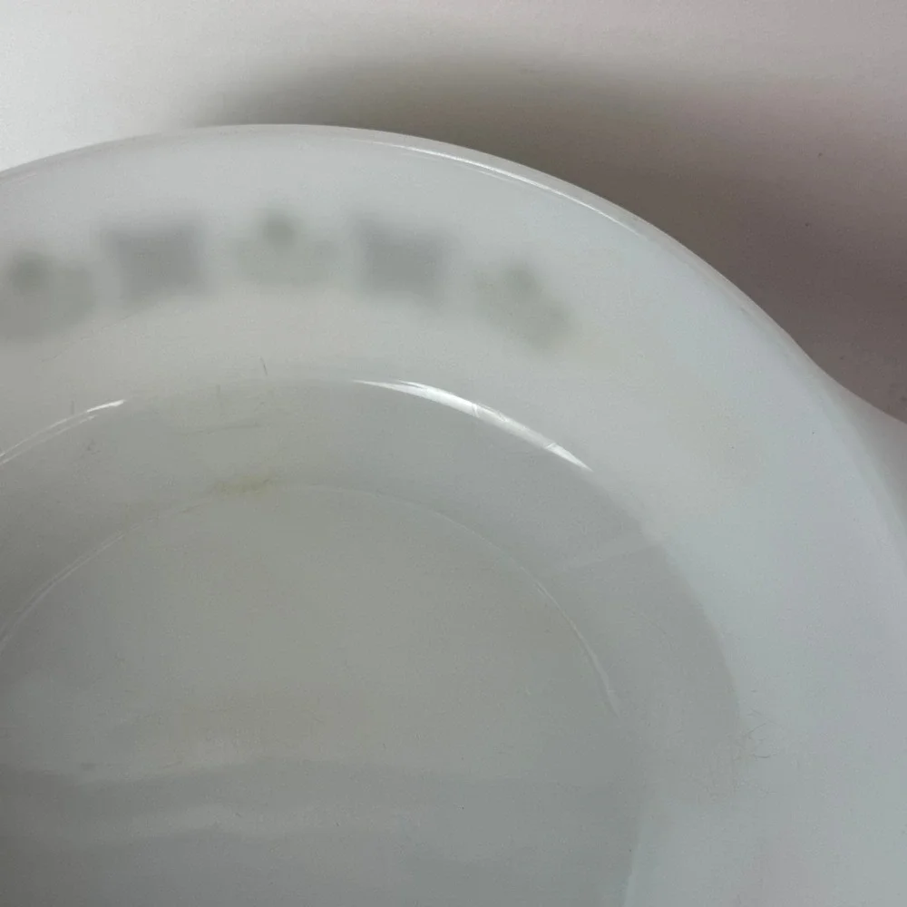 Fire-King‎ Meadow Green Milk Glass Casserole Dish with Lid 2 Qt 438